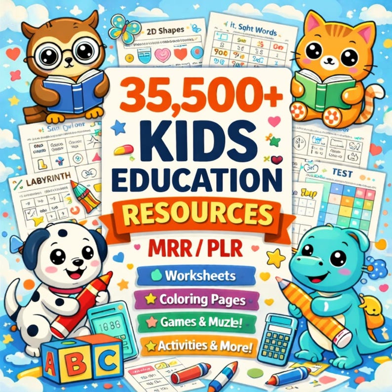 35,500+ Kids Education Resources